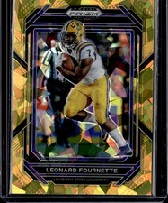 2023 Panini Prizm Draft Picks #69 Leonard Fournette Prizms Gold Ice