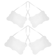 4PCS Reserved Signs for Wedding Chairs - Acrylic Hanging Chair Signs Blank