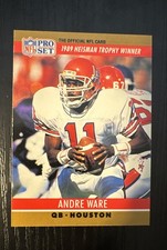 1990 Pro Set - Award Winner Andre Ware #19 No 