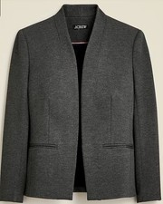 New J CREW Going-out blazer in stretch twill NWT 10 Heather Dove 198