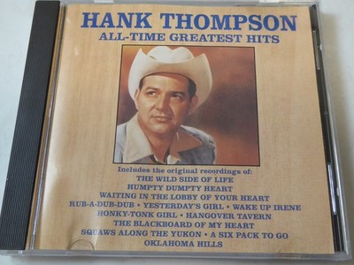 HANK THOMPSON all time greatest hits NM/VG+ (CD Album, Country, Curb)