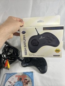 sega saturn with 1 controller And Virtua Cop tested working awesome Condition