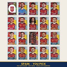2026 Panini FIFA World Cup Sticker US Edition YOU PICK White Base Spain España