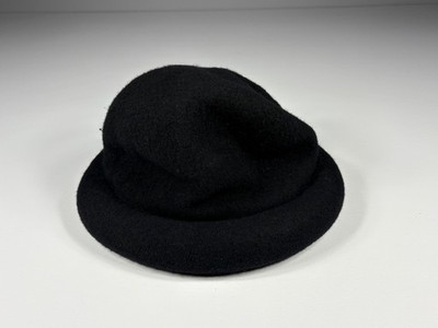 Betmar Bowler Hat Adult Unisex OSFA Black Wool Derby Classic Vintage Style Cap