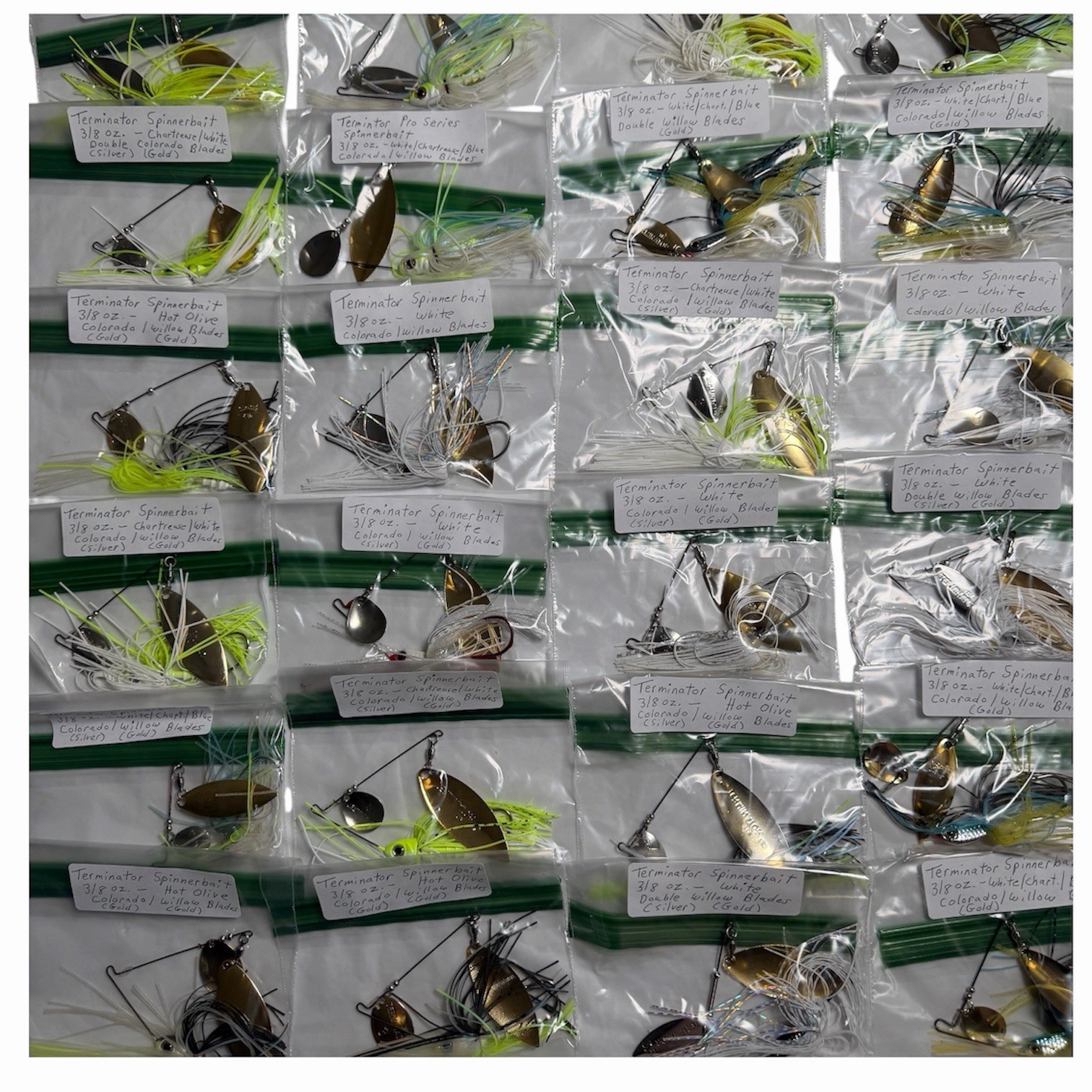 Terminator Trickster Strike King Booyah Spinnerbait Lot Assorted 3/8 oz Fishing - Image 7