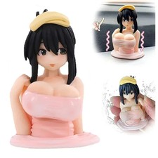New 2.3" Shaking Chest Kurusu Kanako Car Decoration Figurine Sexy Girl Toy