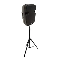 Harmony Audio 15 Bluetooth Powered PA Speaker with Tripod Stand