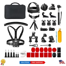 All-Inclusive 60-in-1 Action Camera Kit - Compatible with GoPro, DJI, and More