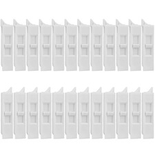 24 Pcs Window Tilt Latch Pairs Spring Loaded Sliding Window Latch Lock Snap-i...