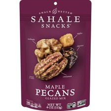 Maple Pecans Glazed Mix 4 Ounces Pack of 6