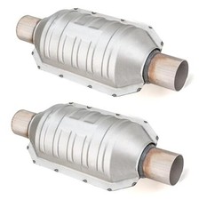 2.5" Inlet/Outlet Automobile Weld-on Catalytic 2.5" 2PCS with Heat Shield