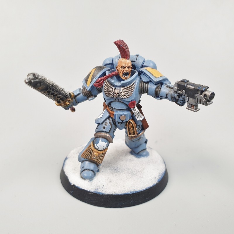 Space Wolves Lieutenant Painted - Warhammer 40k - Space Marines - GW