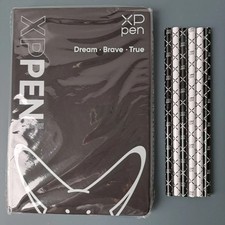 Official XP-Pen "Dream. Brave. True." Stationery Set - Black Notebook & Pencils
