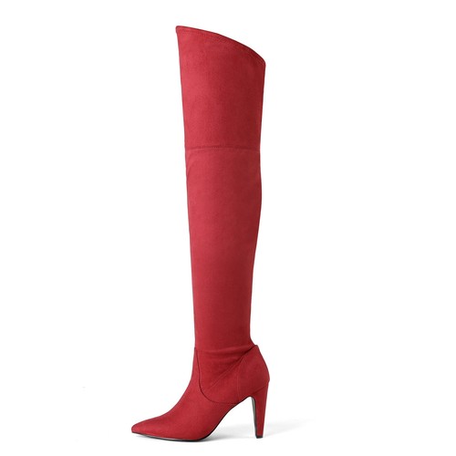 DREAM PAIRS Women's Thigh High Boots Over The Knee Heels Long Sexy Pointed To... - Picture 2 of 7