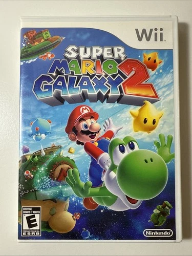 Super Mario Galaxy 2 (Nintendo Wii, 2010) Game in Case with Manual