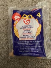 Mcdonald’s Happy Meal TY Teeny Beanie Baby Spunky The Cocker Spaniel Unopened