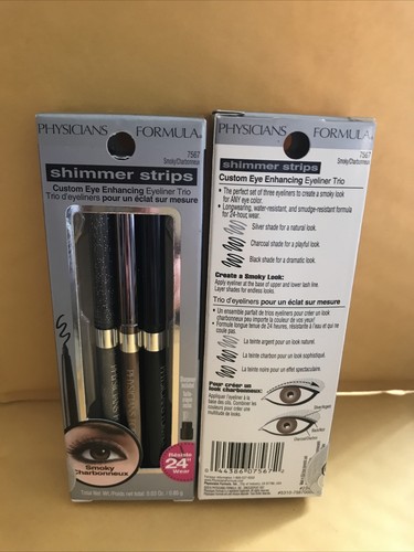 2x Physicians Shimmer Strips Eyeliner #7567 Smokey Charboneux - Picture 2 of 3