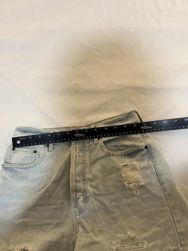 PacSun Ultra High Rise Cut Off Shorts Gr. 27 Button Fly Destressed 371 - Bild 4 von 6