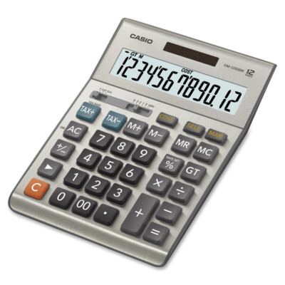Casio DM-1200BM Desktop Calculator with 12 Digit Extra Large Display
