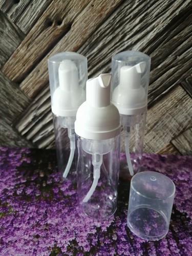 Foam Dispenser 5x 50 ML Soap Dispenser Seifenflasche Pe Bottle New - Afbeelding 1 van 5