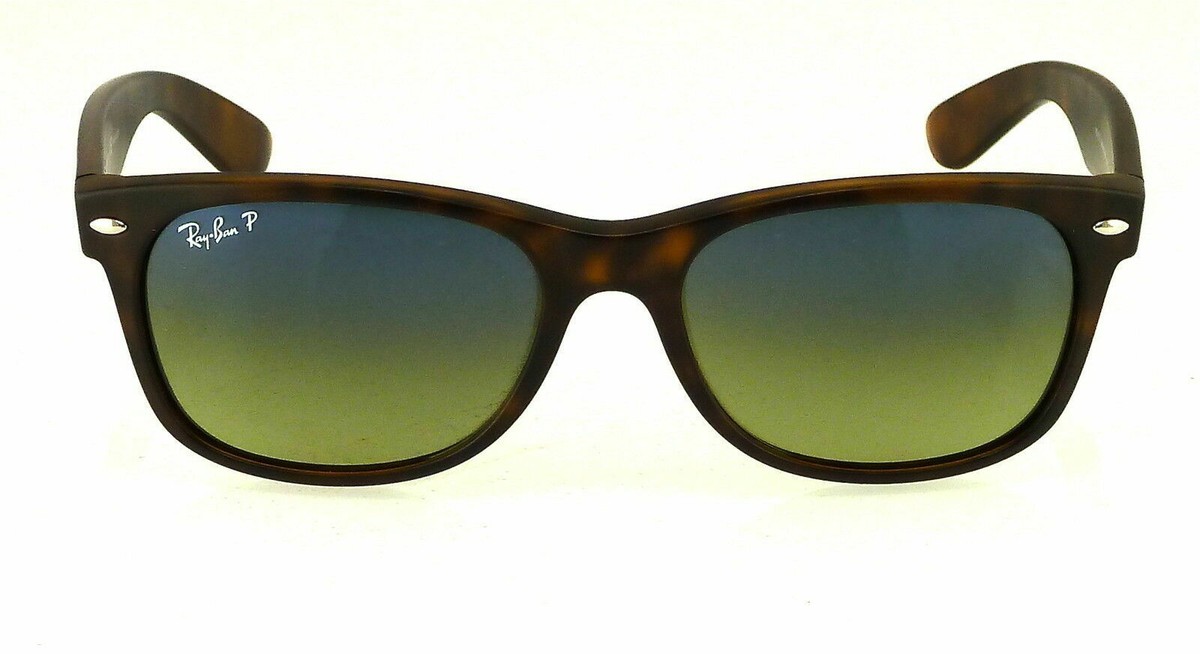 NEW WAYFARER 美品 マットハバナ/偏光ブルーグリーングラデ Ray-Ban New Wayfarer Matte Havana l Grad Blue Green Polar