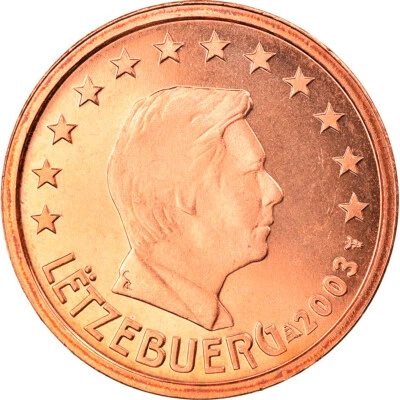 [#819242] Luxembourg, 2 Euro Cent, 2003, Proof, FDC, Copper Plated Steel, KM:76 - Photo 1/2