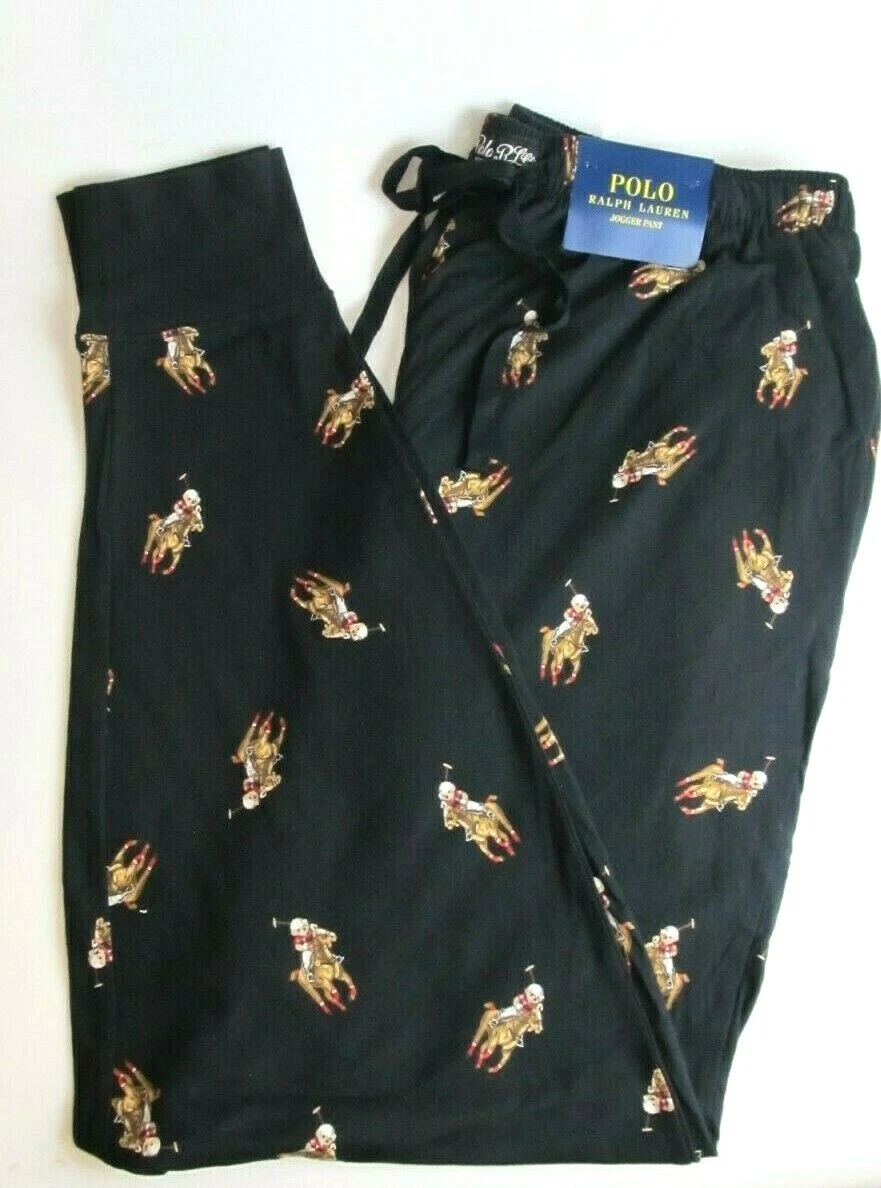 Polo ralph lauren men's knit jogger pajama pant sale