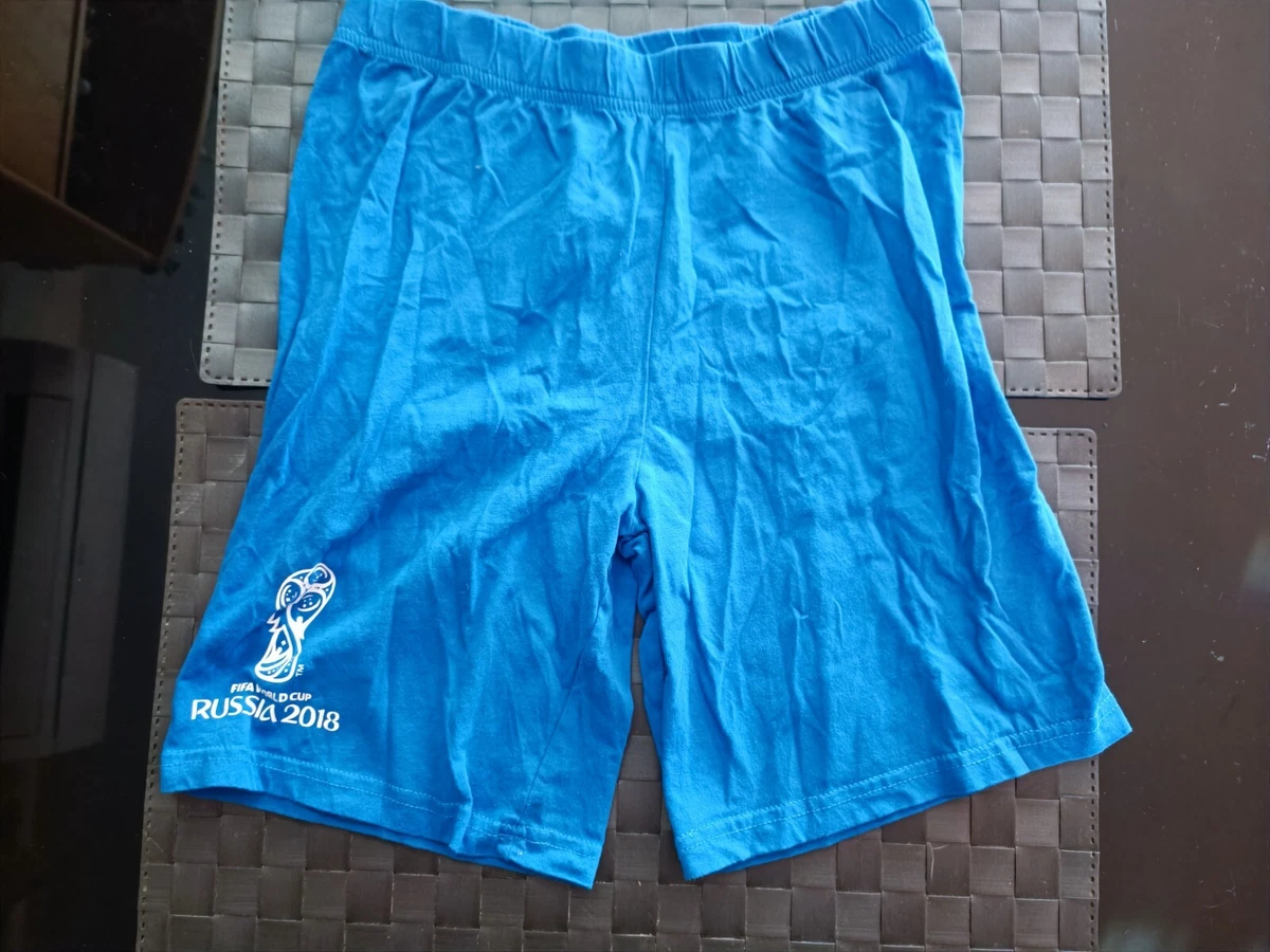Short bleu foot FIFA World Cup Russia 2018 taille 12 ans