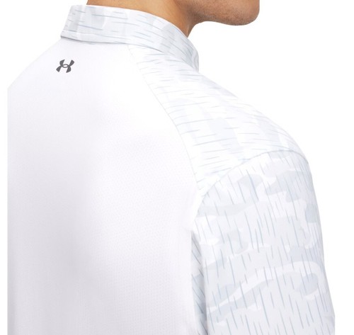 Under Armour 1383572 UA Men's FISH PRO Hybrid White Gray Camo Printed Shirt - Picture 3 of 4