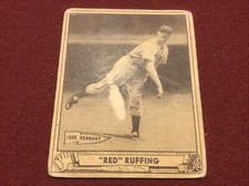 1940 Play Ball Red Ruffing Baseball Card