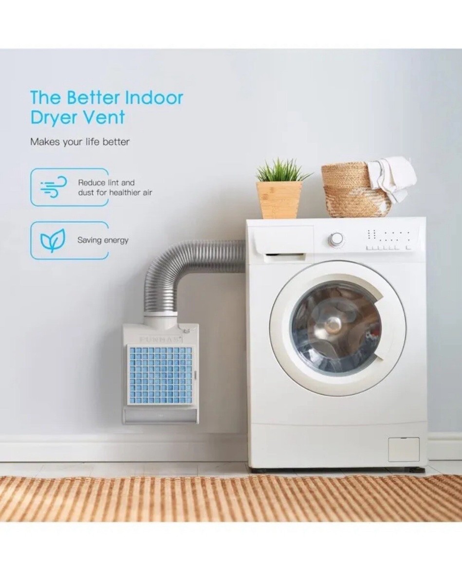 In Dryer Vent Kit Dreyoo For Indoor, Stainless Dryer Vent