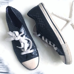black sequin sneakers womens