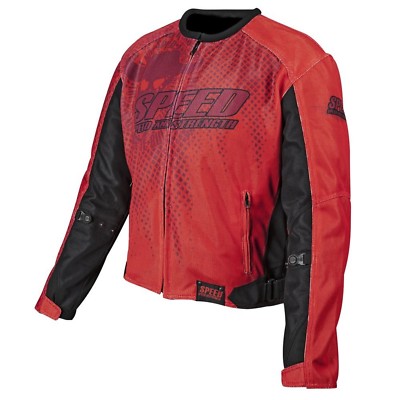 NOS SPEED AND STRENGTH 878097 RUN WITH THE BULLS JACKET RED SIZE MENS SMALL