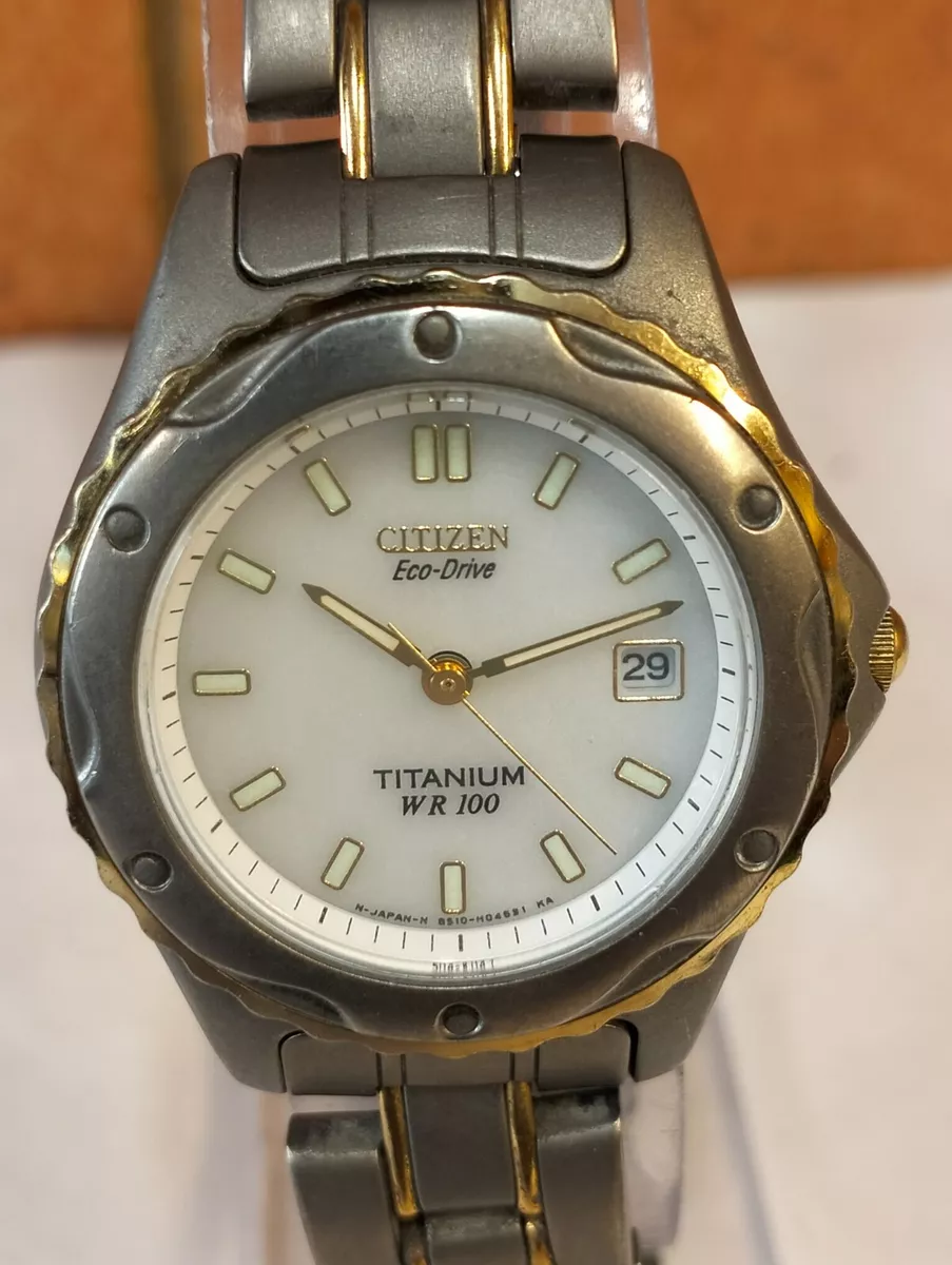 Reloj citizen eco drive online titanium dama