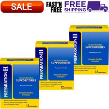Preparation H Hemorrhoid Suppositories for Itching  Discomfort Relief - 36 Ct