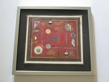 ROBERT CROSSON PAINTING COLLAGE ABSTRACT CUBIST CUBISM CONSTRUCTIVISM MODERNIST