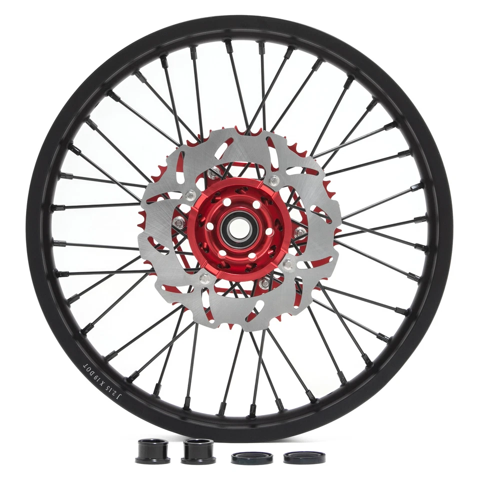 Juego de ruedas mecanizadas CNC para Honda 21" 19" CRF250R CRF450R CR125R CR250R CRF450X Foto 3 de 4