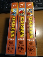 GACKEEN MAGNETICO ROBOT SERIE TV 1-3   VHS   VINTAGE ITA PAL  