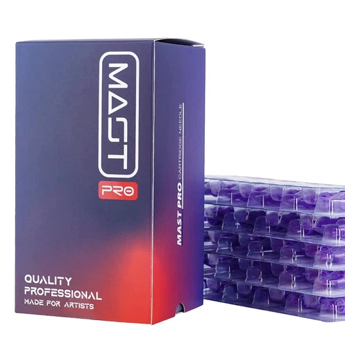 	Mast Tattoo Pro Cartridges Needles with Membrane Mixed Sizes Box of 50 Pcs	 - product listing photo