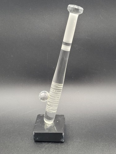 Seattle Mariners Crystal Baseball Bat And Ball RARE Statue - Picture 2 of 7