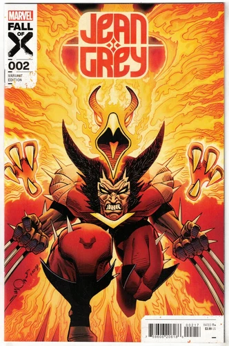 JEAN GREY #2 (2023)- 1:50 WALT SIMONSON VARIANT- MARVEL- FALL OF X