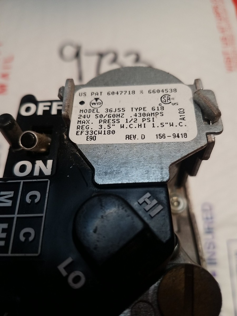 ⭐6047718 6604538 White Rodgers Gas Control Valve 36J55-618 | eBay