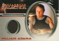 Battlestar Galactica Season Four 4 Costume Relic Prop Card C41 William Adama