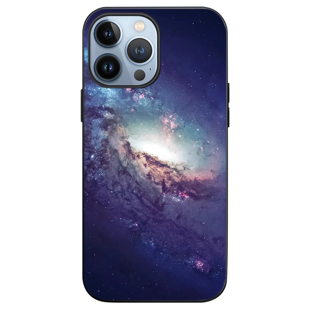 Phone Case Space Soft Silicone Cover For iPhone 11 12 Pro 13 14 Plus 15 Pro Max
