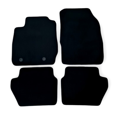 Car Floor Mats Velour For Ford EcoSport Waterproof Black Carpet Rugs Auto Liners