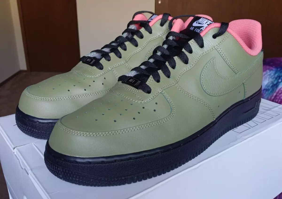 Air force 1 green and deals black