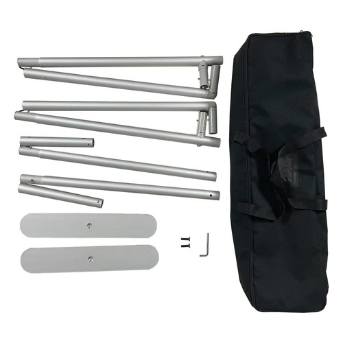 1153⁄4x89 Zoll gerade Kabine Ausstellung Show Spannstoff Easy Tube Display Wandständer - Bild 6 von 9