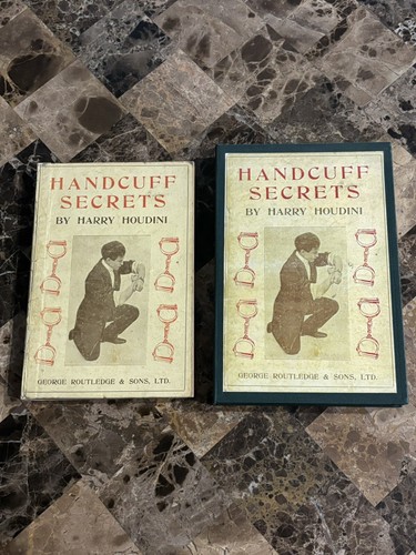 1910 RARE HARDCOVER BOOK BY HOUDINI--HANDCUFF SECRETS