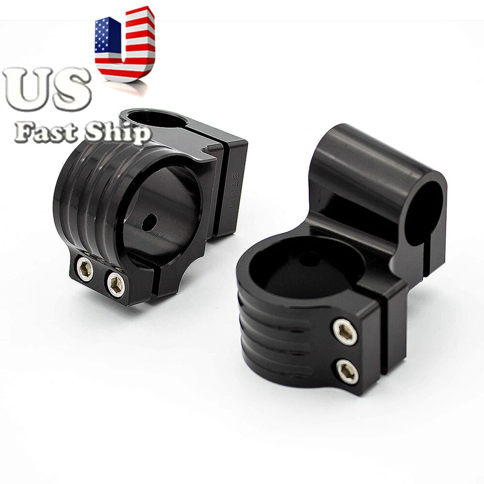 Soporte de montaje de cabeza de abrazadera de manillar con clip elevador de 43 mm para HONDA CBR600 F4/F4i Foto 3 de 4