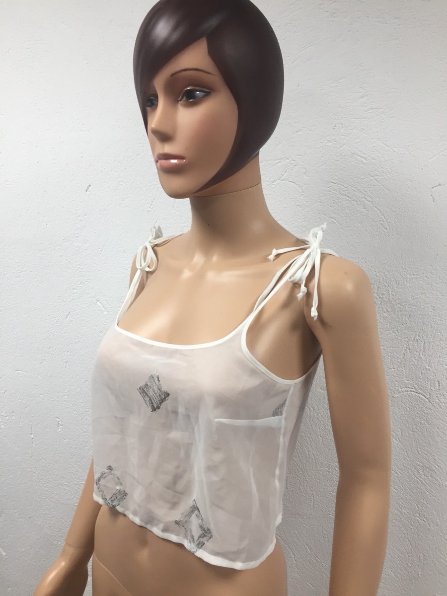 Top Lise Charmel Blanc, Taille M, Fabriqué En France – Neuf Avec étiquettes
